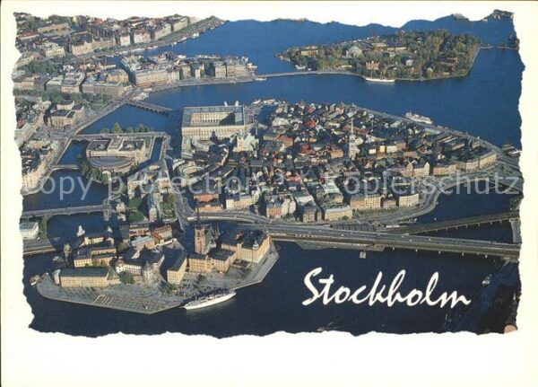 Stockholm Fliegeraufnahme