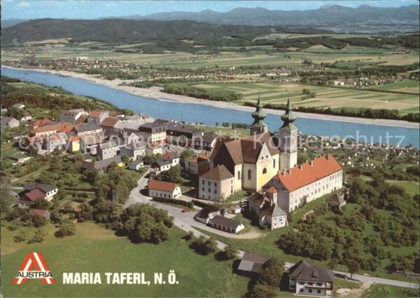 Maria Taferl Hotel Zum guten Hirten Fliegeraufnahme
