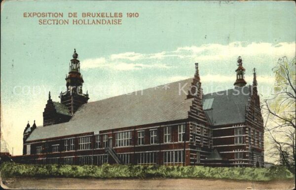 Exposition Universelle Bruxelles 1910 Section Hollandaise