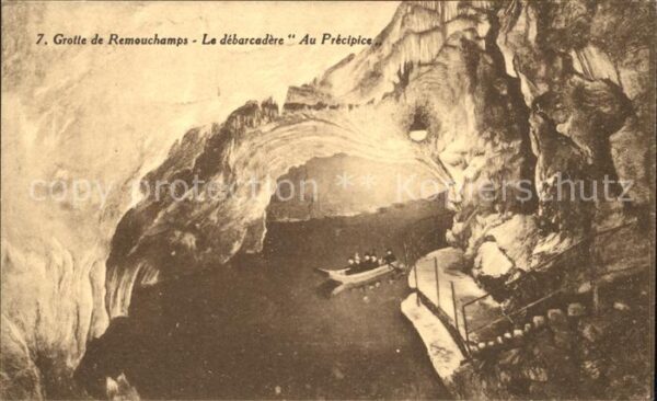 Hoehlen Caves Grottes Remouchamps Debarcadere Au Precipice