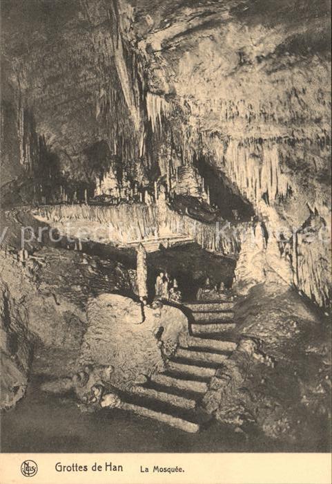 Hoehlen Caves Grottes Grottes de Han Mosquee