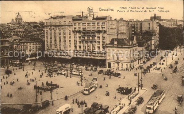 Strassenbahn Bruxelles Hotels Albert Ier Terminus No