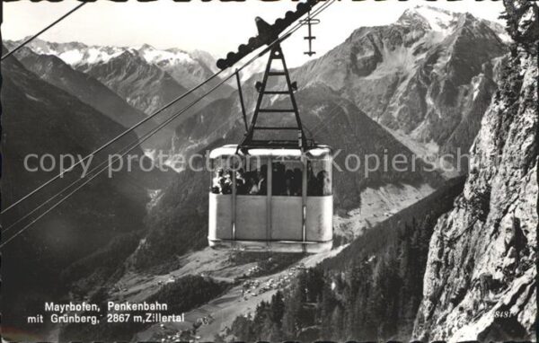 Seilbahn Mayrhofen Penkenbahn Grünberg Zillertal