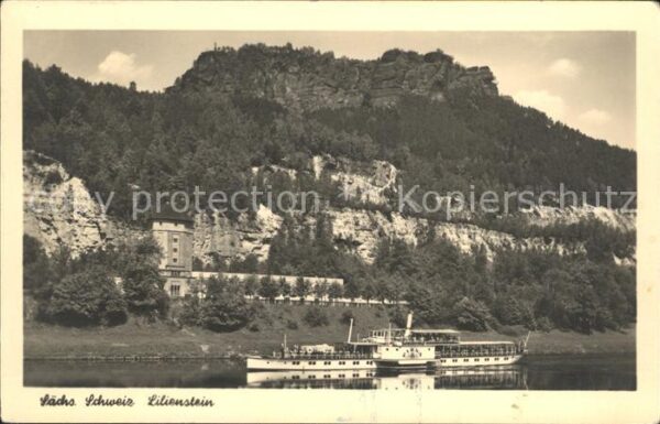 Dampfer Seitenrad Pirna Lilienstein Sächsische Schweiz