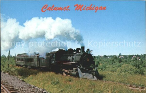 Lokomotive Keweenaw Central Steam Train Calumet Mi