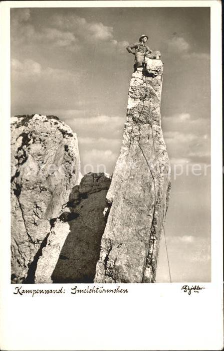 Bergsteigen Klettern Kampenwand Gmeltürmchen