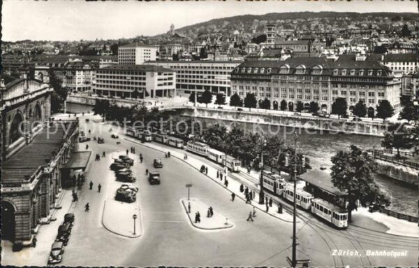 Strassenbahn Zürich Bahnhofquai
