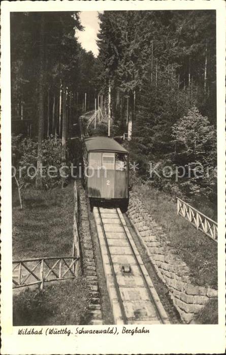 Bergbahn Wildbad Schwarzwald