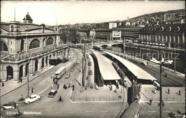 Strassenbahn Zürich Bahnhofquai