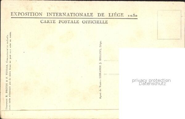 Exposition Liege 1930 Palais des Armes et des Cycles – Bild 2