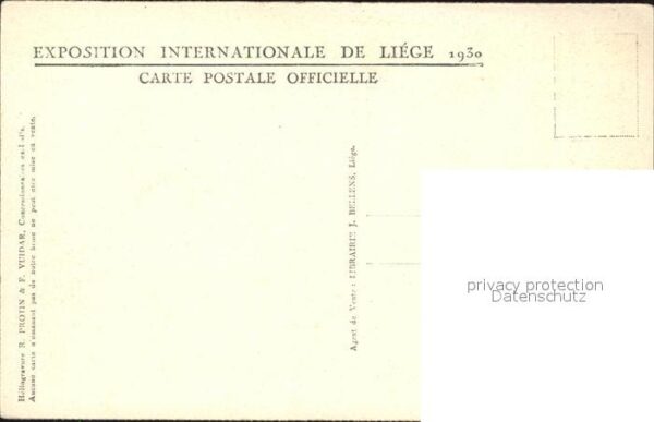 Exposition Liege 1930 Section Francaise – Bild 2