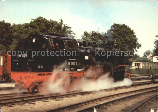 Lokomotive Schmalspurlok 99 2322 Bahnhof Kühlungsb