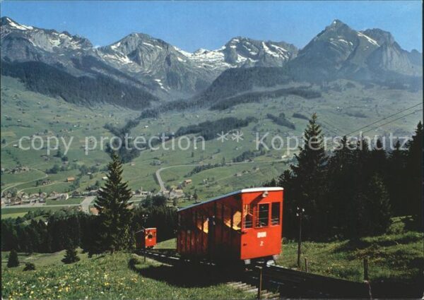 Zahnradbahn Unterwasser-Iltios Stoss Säntis Schafbe