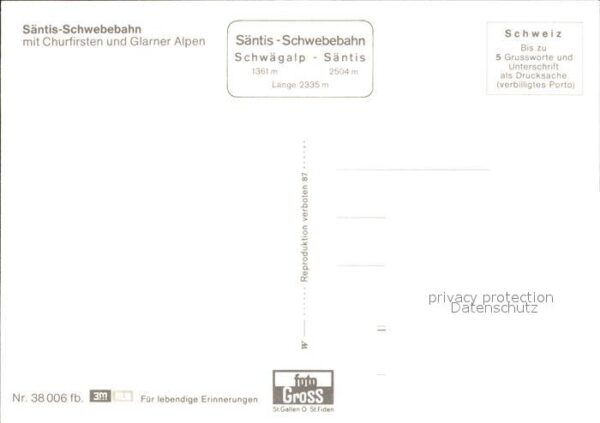 Seilbahn Säntis Churfirsten Glarner Alpen – Bild 2