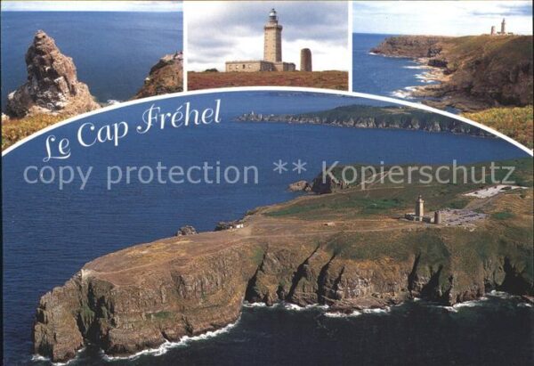 Leuchtturm Lighthouse Cap Frehel Falaise Rocher Fauconniere C