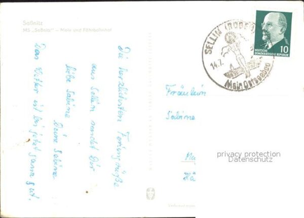 Faehre Ferry Bac Traghetto-- MS Sassnitz Mole Fährbahnhof – Bild 2