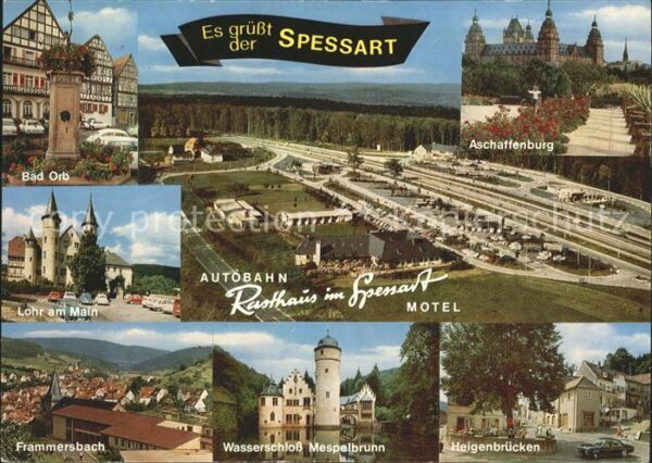 Autobahn Rasthaus Spessart Motel Wasserscgloss M
