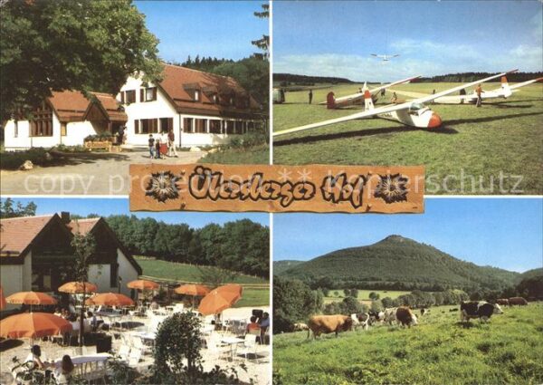 Segelflug Gliding Vol-Voile Vuolo-a-Vela Gaststätte Übersbergerhof Pfullingen