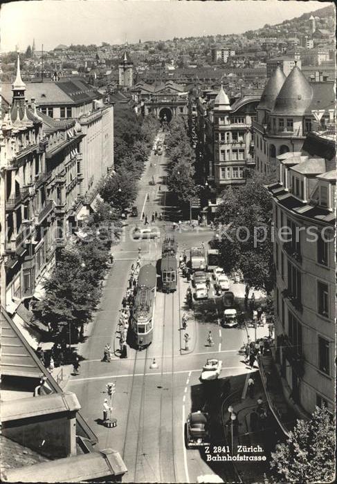 Strassenbahn Zürich Bahnhofstrasse
