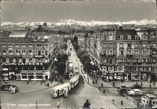 Strassenbahn Zürich Bahnhofstrasse
