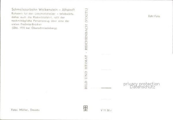 Eisenbahn Schmalspurbahn Wolkenstein-Jöhstadt – Bild 2