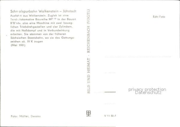Eisenbahn Schmalspurbahn Wolkenstein-Jöhstadt – Bild 2