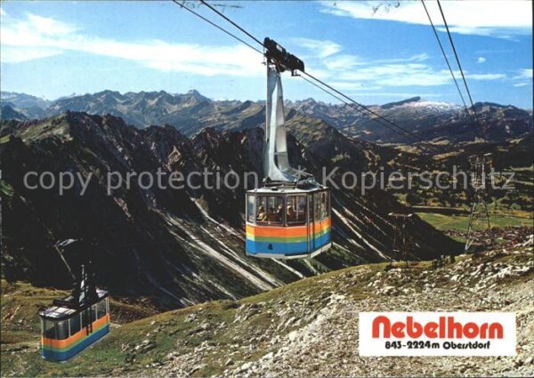 Seilbahn Nebelhorn Oberstdorf Hoher Ifen