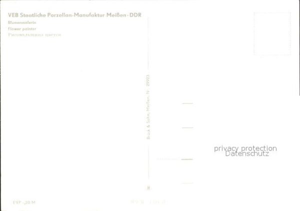 Kunsthandwerk Tellermalerei Porzellan-Manufaktur Meis – Bild 2