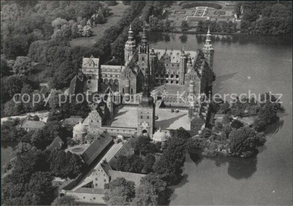 Hillerod Frederiksborg Slot Fliegeraufnahme