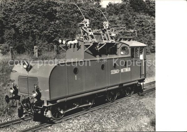 Lokomotive Einphasenwechselstrom Seebach-Wettingen