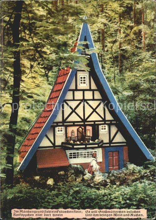 Maerchen Sagen Rotkäppchen und der Wolf Märchengrund B