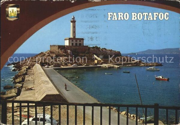 Leuchtturm Lighthouse Faro Botafoc Ibiza Isla Blanca