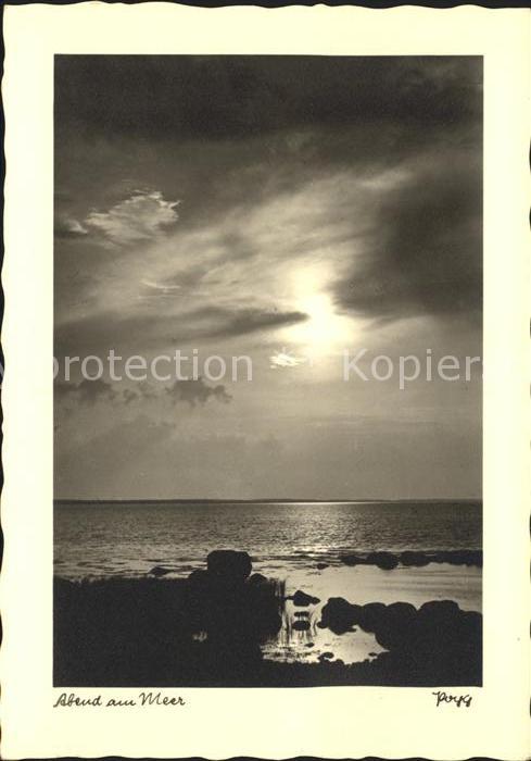 Foto Popp Nr. Abend am Meer