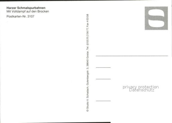 Lokomotive Harzer Schmalspurbahn – Bild 2