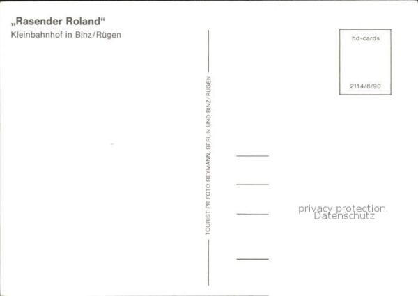 Eisenbahn Rasender Roland Bahnhof Binz-Rügen – Bild 2