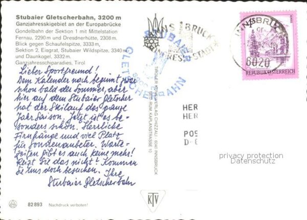 Seilbahn Stubaier Gletscherbahn Dresdnerhütte Sc – Bild 2