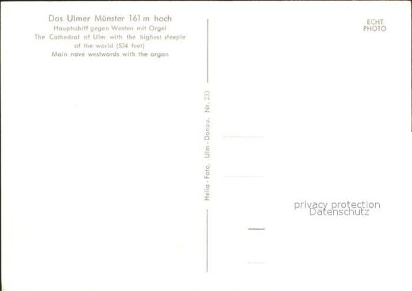 Kirchenorgel Münster Ulm – Bild 2