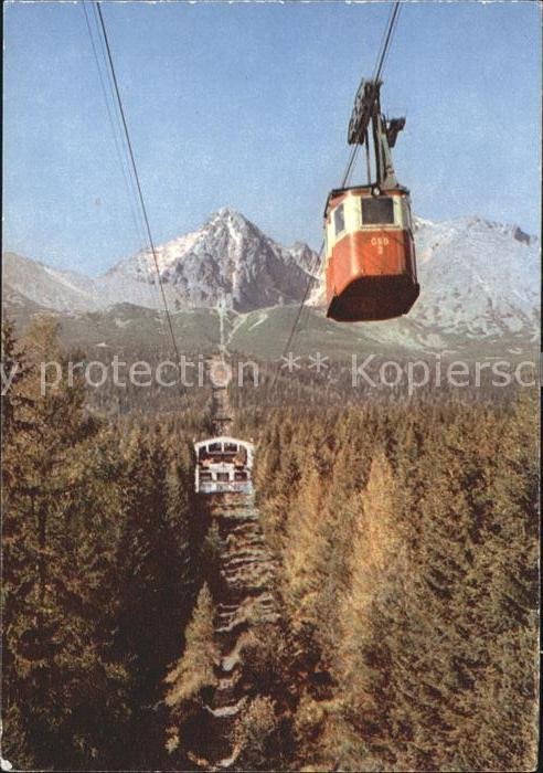 Seilbahn Tatransky Narodny Park Skalnate pleso L