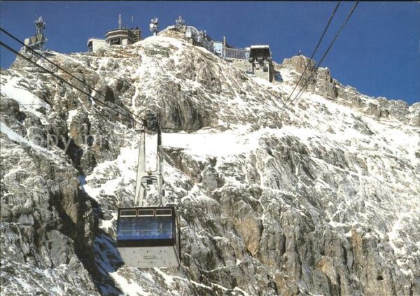 Seilbahn Zugspitze Gipfelstation Ostgipfelkreuz