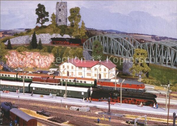 Modellbau-Eisenbahn Bahnhof Grünberg