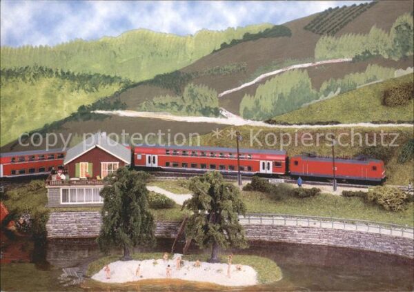 Modellbau-Eisenbahn Saaletalsperre