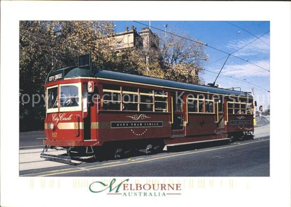 Strassenbahn City Circle Tram Melbourne Victoria Aus