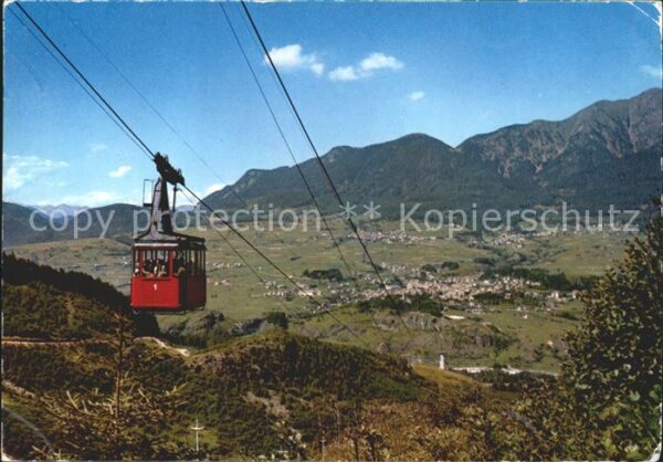 Seilbahn Val di Fiemme Cavalese Funivia del Cerm
