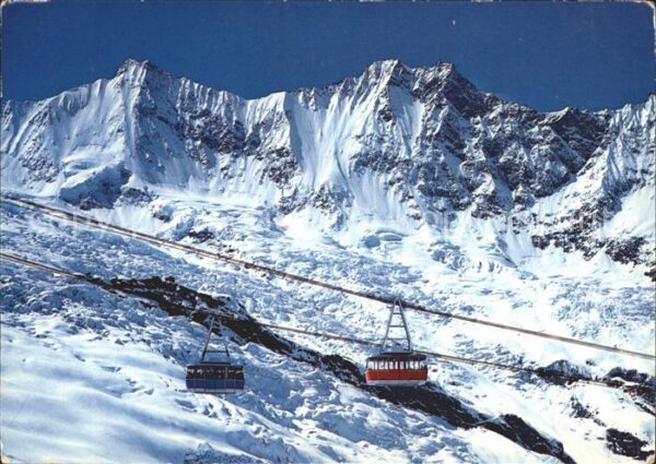 Seilbahn Saas-Fee-Felskinn Täschhorn Dom
