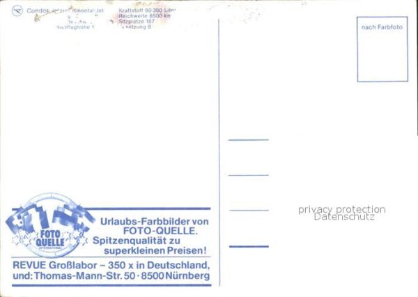 Flugzeuge Zivil Condor Intercontinental-Jet – Bild 2
