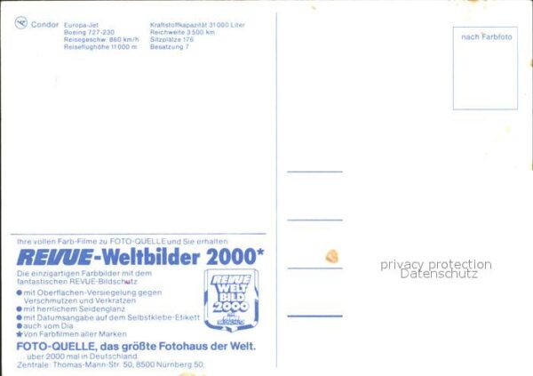Flugzeuge Zivil Condor Europa-Jet – Bild 2