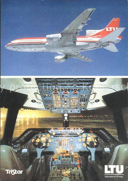 Flugzeuge Zivil LTU TriStar L-1011-500 Lockheed Cockpit