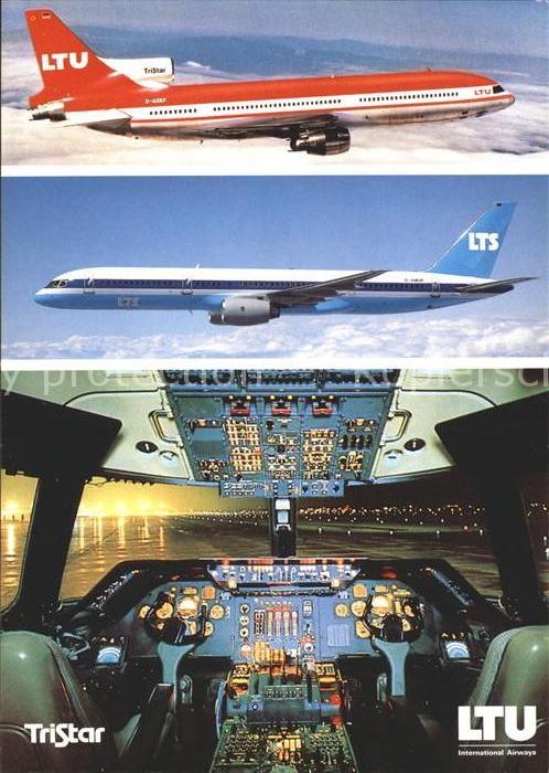 Flugzeuge Zivil LTU TriStar L-1011-1 LTS Boeing 757-200