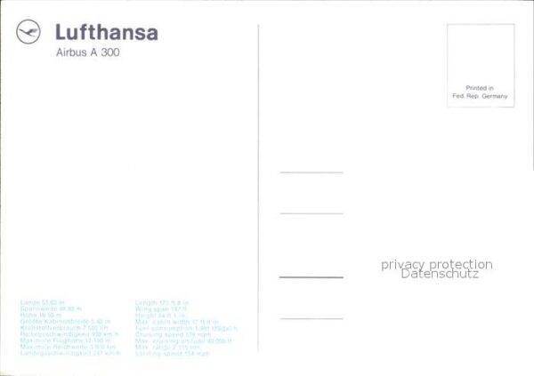 Lufthansa Airbus A 300 – Bild 2
