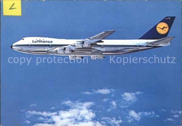 Lufthansa Boeing Jet 747